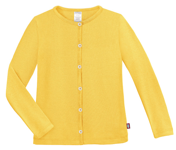 Girls hot sale mustard cardigan