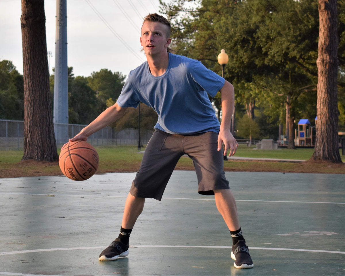 Boys Soft Organic Cotton Jersey Short Sleeve Crew Tee | Black