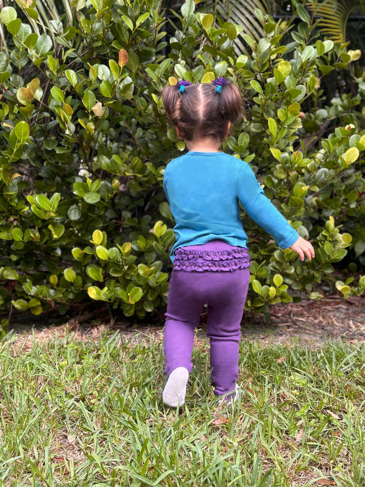 Baby Ruffle Butt Soft Cotton Leggings | Pink