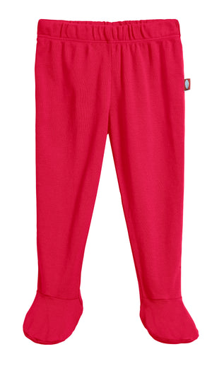 Pimfylm Cotton Baby Organic Cotton Footed Harem Pants Hot Pink 7-8 Years 