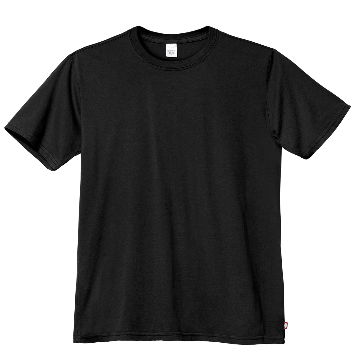 Men&#39;s Soft Organic Cotton Short Sleeve Crew Tee | Black