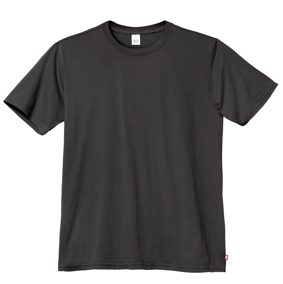 Men&#39;s Soft Organic Cotton Short Sleeve Crew Tee | Charcoal