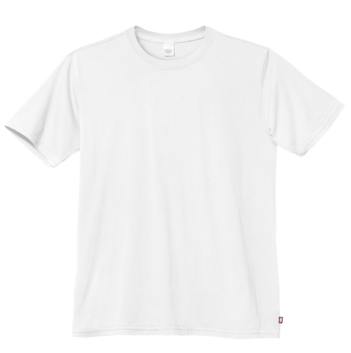 Men&#39;s Soft Organic Cotton Short Sleeve Crew Tee | White