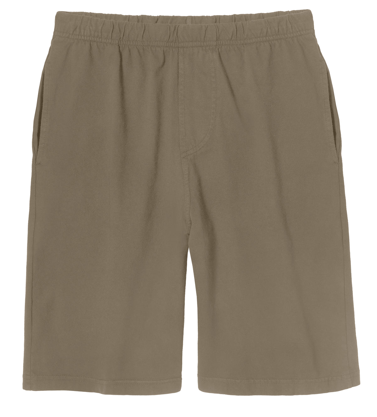 The Softest Men&#39;s Cotton Jersey Shorts | Dark Khaki