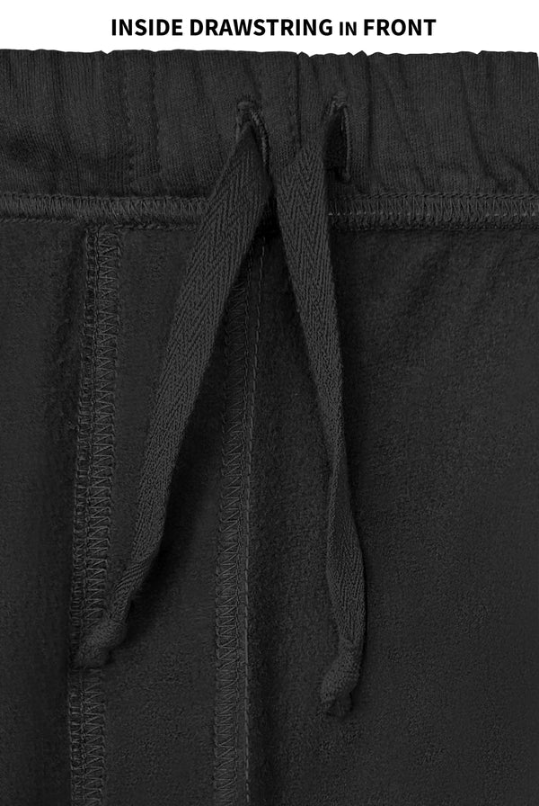 The Softest Mens Cotton Fleece Pant Black City Threads USA