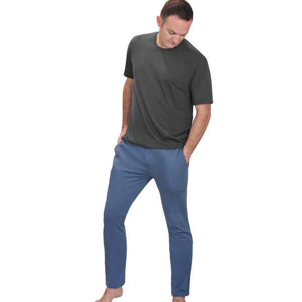 The Softest Mens Cotton Fleece Pant | Dark Navy - City Threads USA