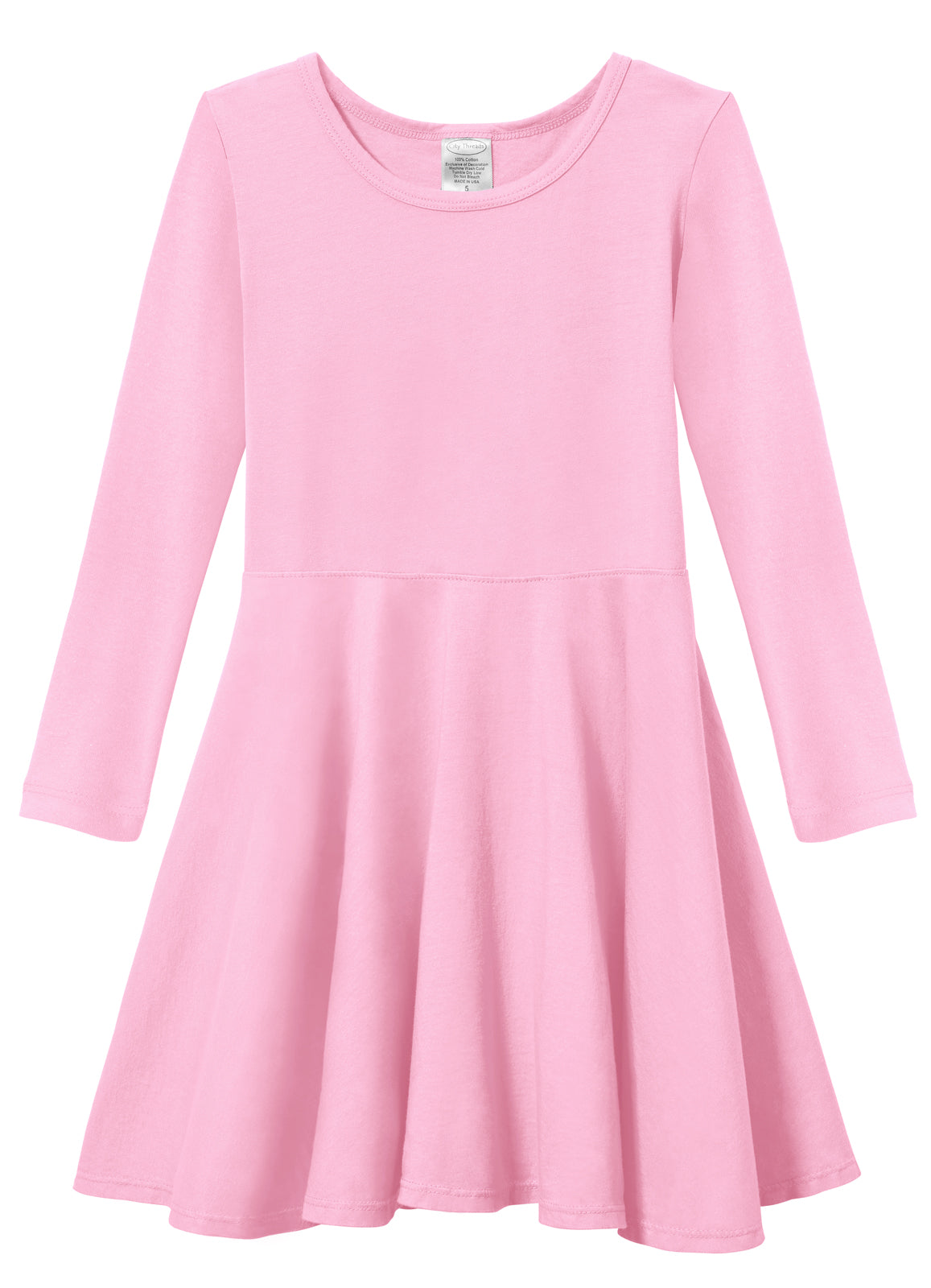 NEW NWT Girls Large 10 / 12 Stretchy Cotton Light Pink Skater Dress ART  CLASS on eBid United States