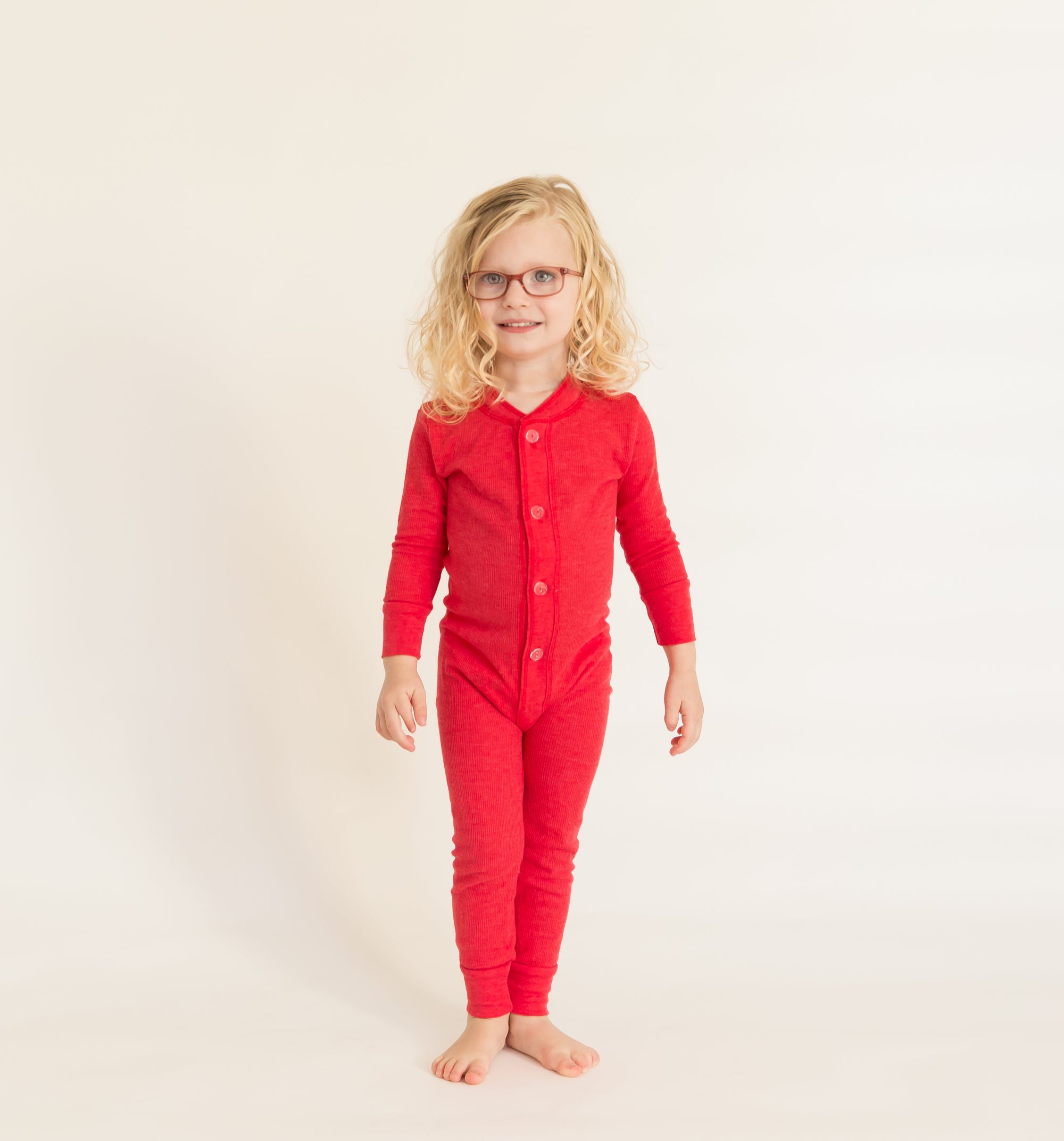 Girls Soft & Cozy Thermal 2-Piece Long Johns