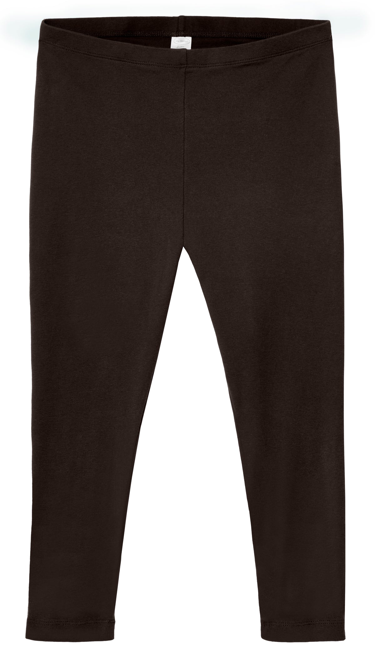 Women&#39;s 100% Cotton Soft Capri Leggings | Chocolate