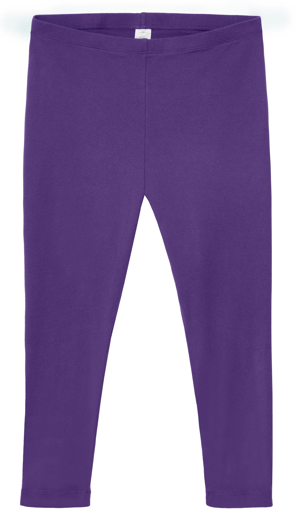 Women&#39;s 100% Cotton Soft Capri Leggings | Purple