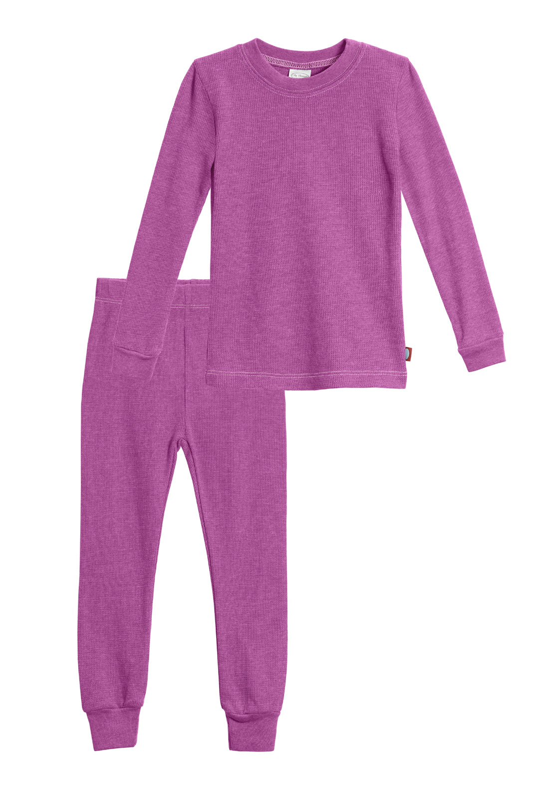 City Threads Girls Size 8 Purple Thermal Long Underwear Long Johns NWOT