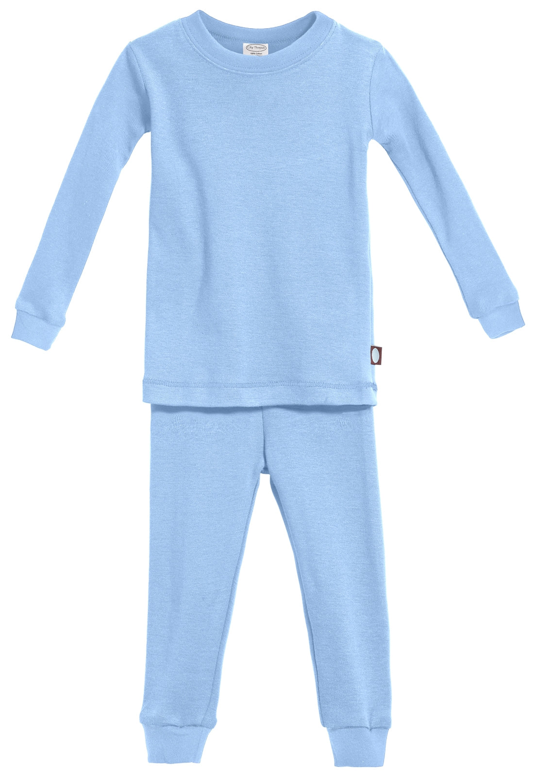 2-pack Cotton Pajamas - Dusty blue/space - Kids