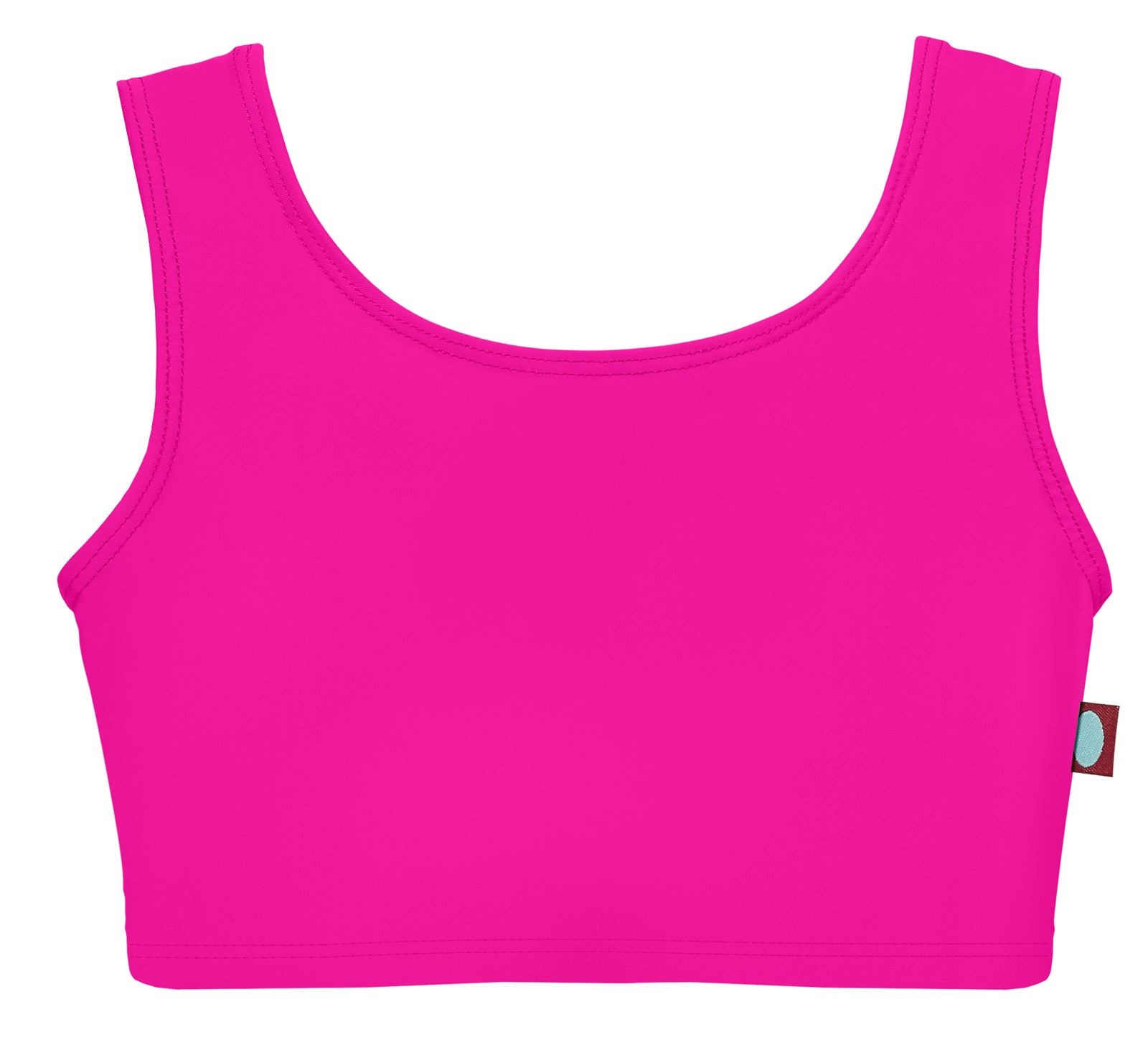 Hot Pink Tank Swim Dress Top 