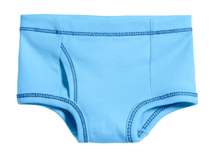 Rio Boys Soft Breathable Soft Cotton Briefs Underwear sizes 4 6 8 10 Blue