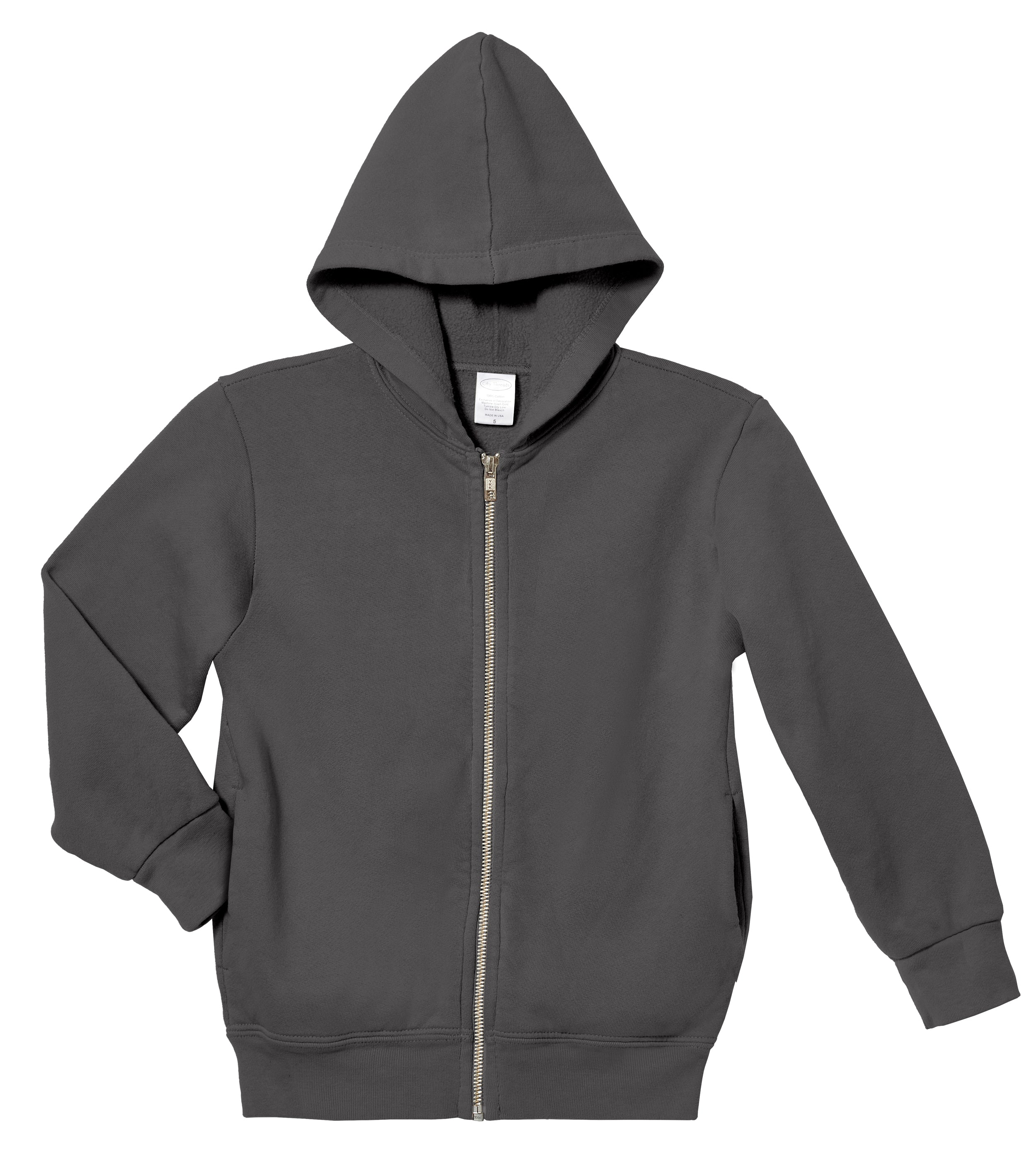 Black & Charcoal Grey Unisex Hoodie With Built-In Face Mask