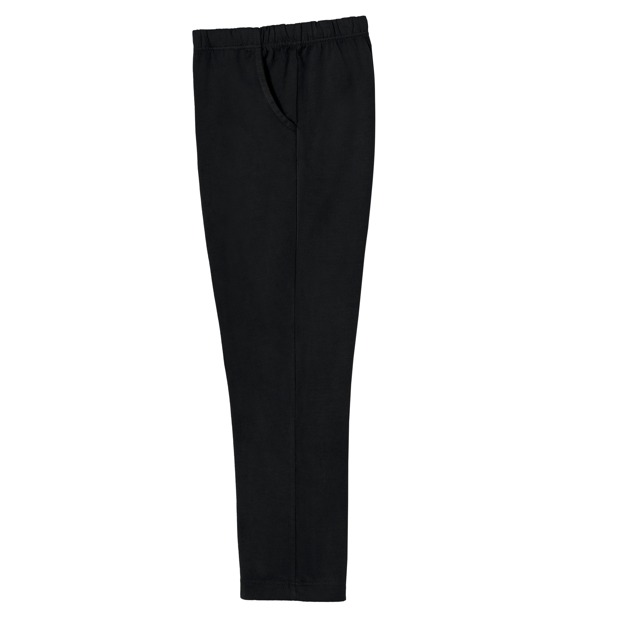 Women's Lightweight Cotton Blend Jersey Jogger Pants with Side Pockets -  Black / S
