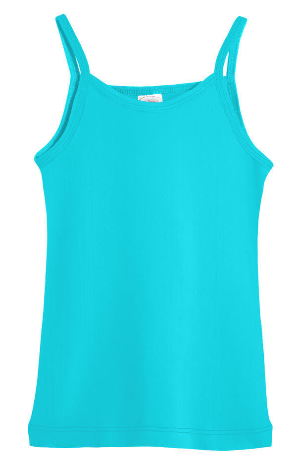 Girls UPF 50+ Swim Camisole | Turquoise - City Threads USA