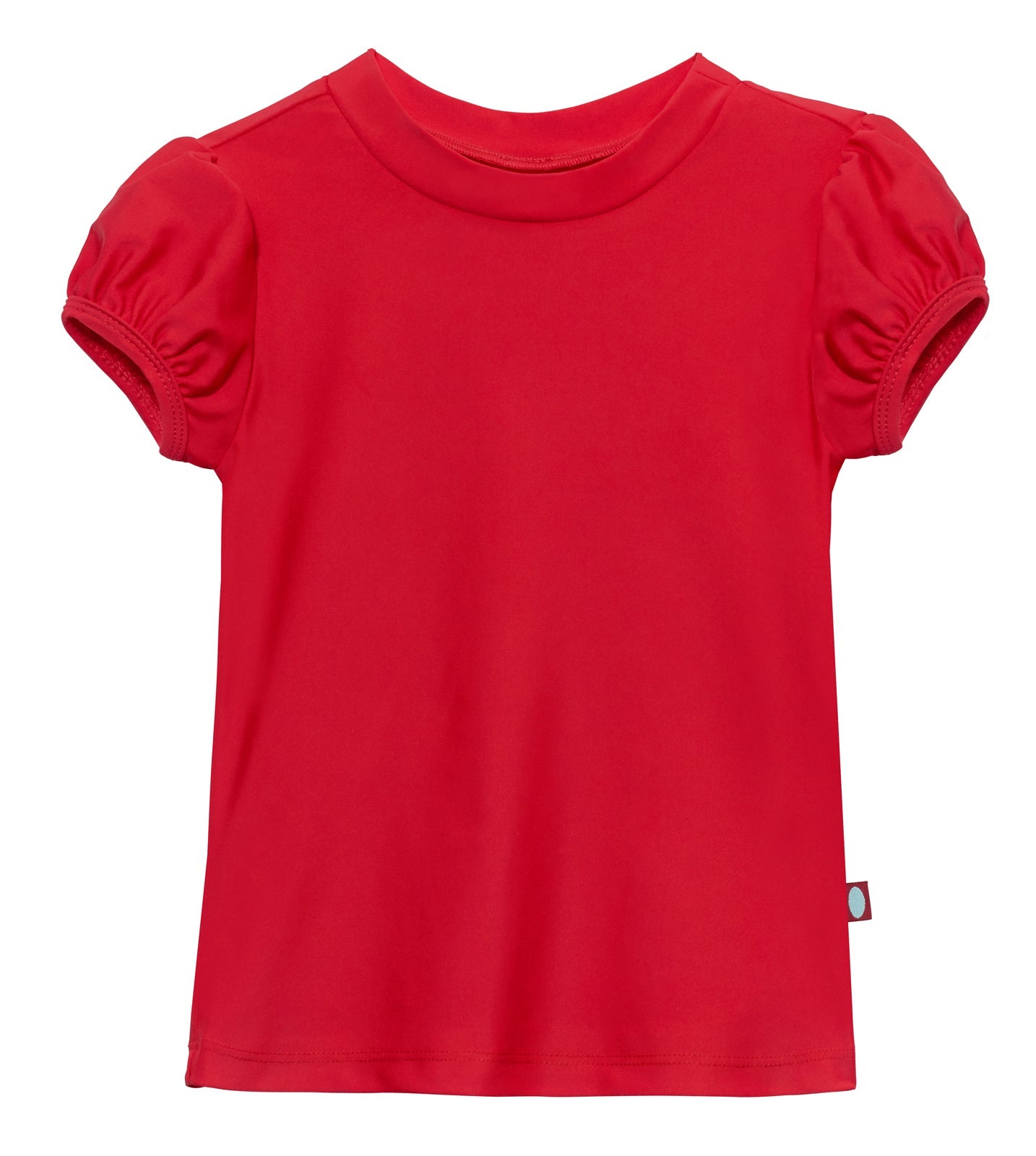 Red puff sleeve discount shirt