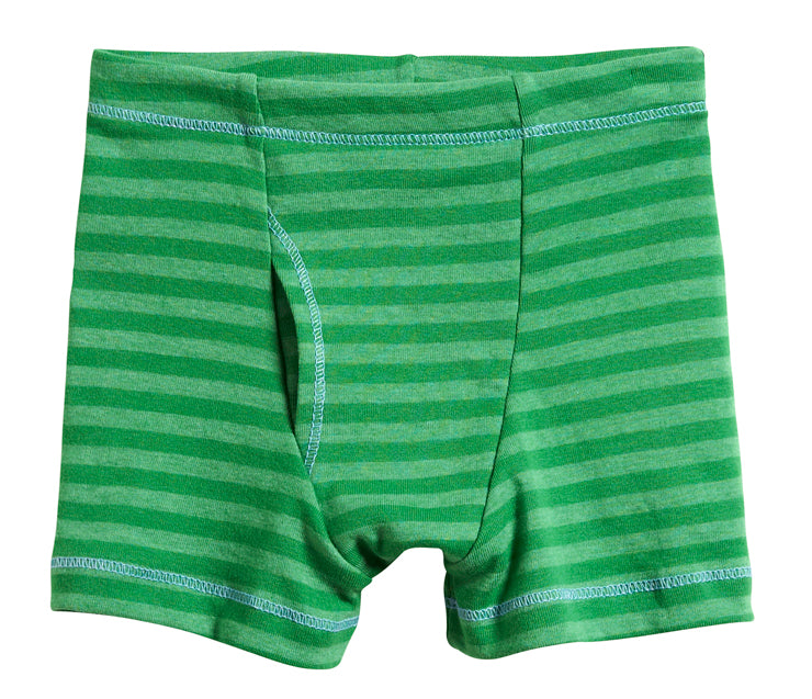 Mens Stripe Boxer Briefs Breathable Comfortable Soft Quick Drying