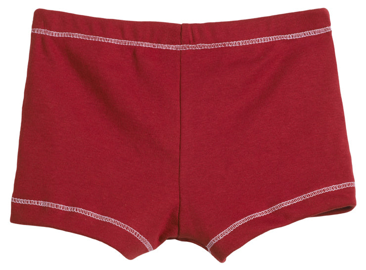 Girls Cotton Boy Shorts Underwear | Purple