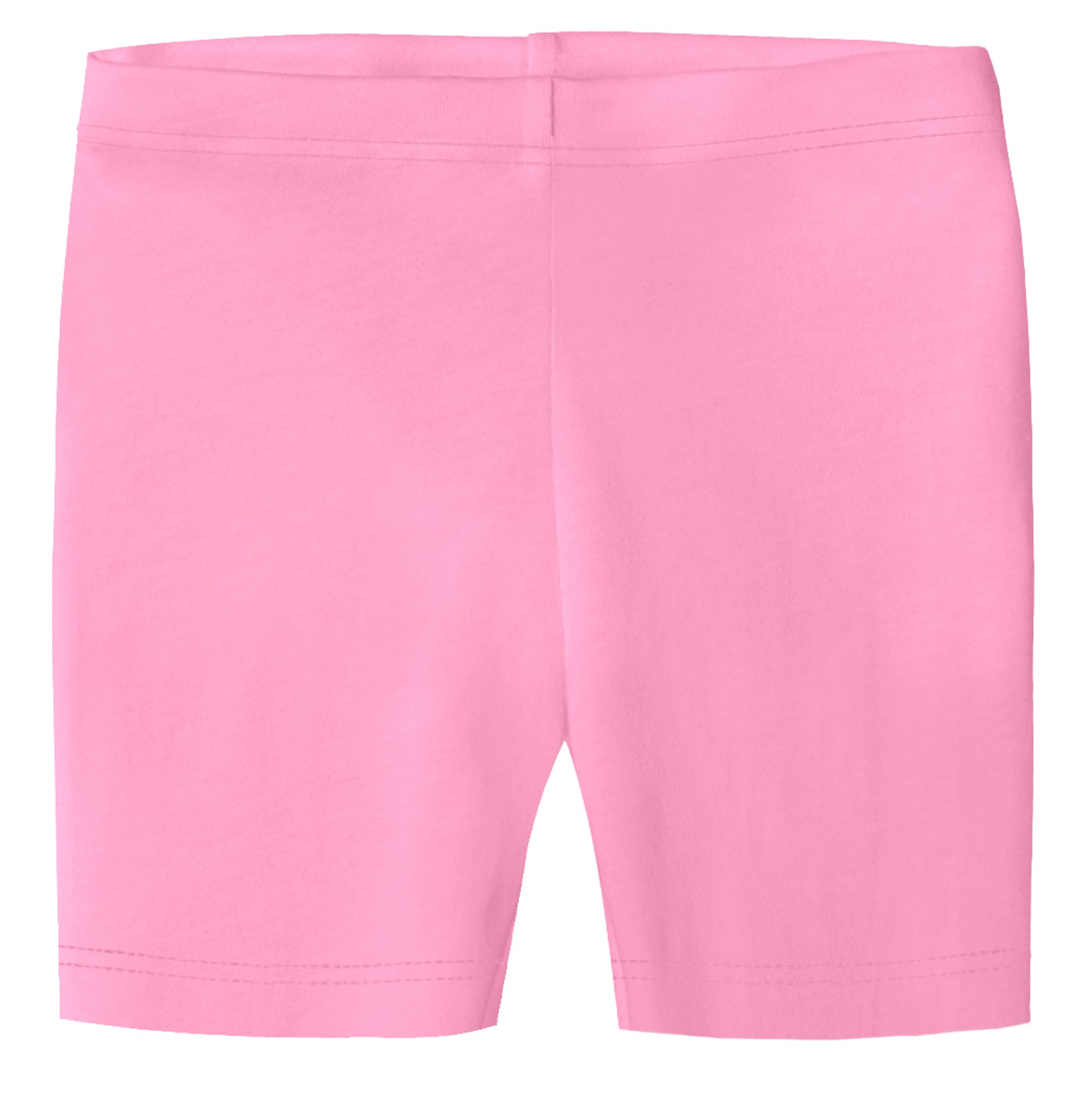 Girls Soft Cotton Long Bike Shorts | Hot Pink, 8Y / Hot Pink