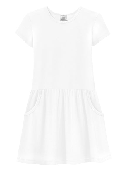 White jersey outlet dress