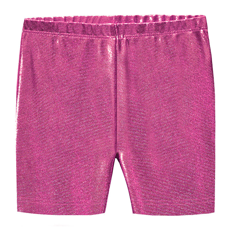 Girls Novelty Stretch Leggings | Purple Sparkly Shimmer