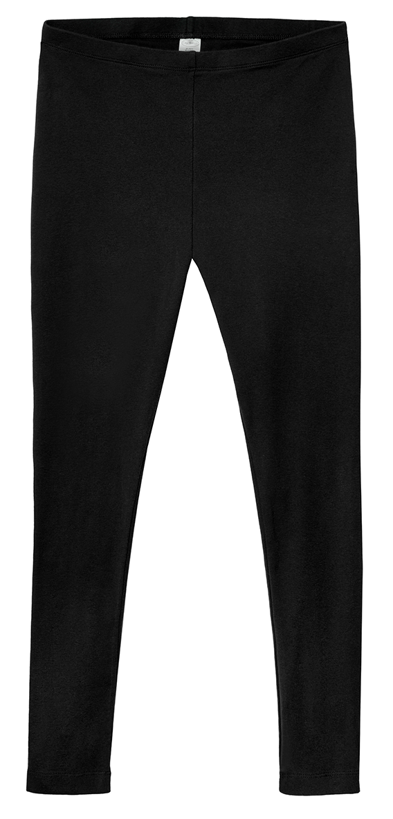 Buy TCG Bio wash 100% pure Cotton with Spandex Black Ankle legging